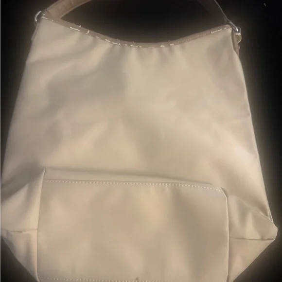 Tory Burch Cream Hobo Bag with Gold Accents - Picture 5 of 9
